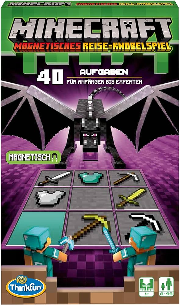 ThinkFun reisimäng Magnetiline mõistatus Minecraft