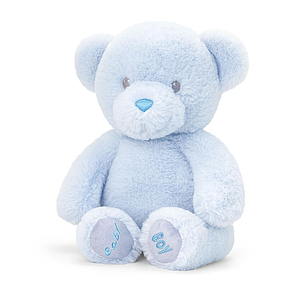 Keel Toys Eco Baby Bear Blue 20cm