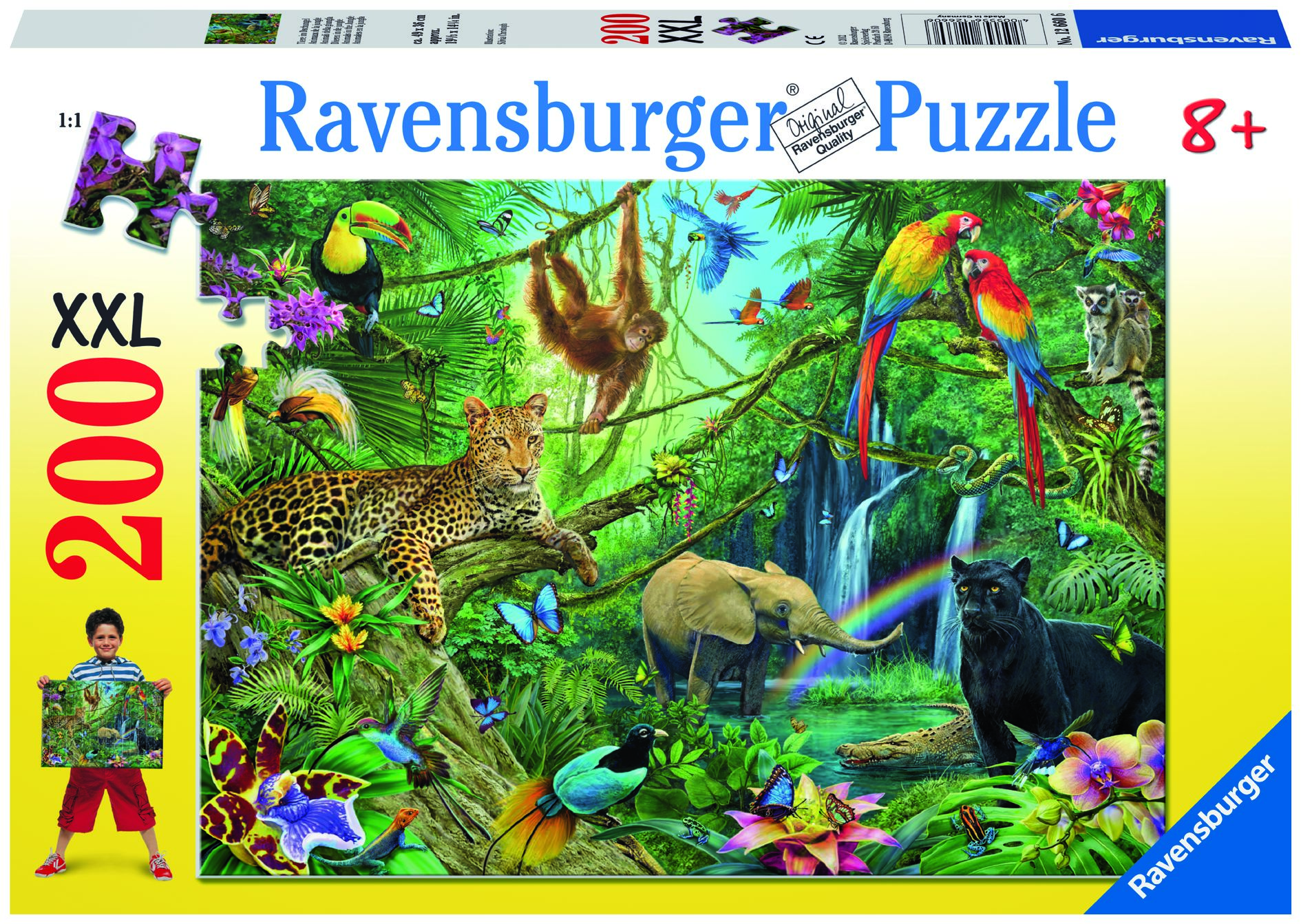 Ravensburger pusle 200 tk Dzungel
