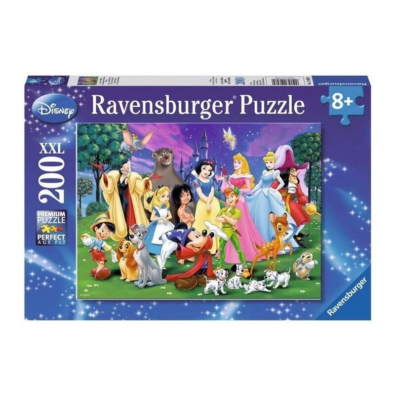 Ravensburger pusle 200 tk Disney lemmiktegelased