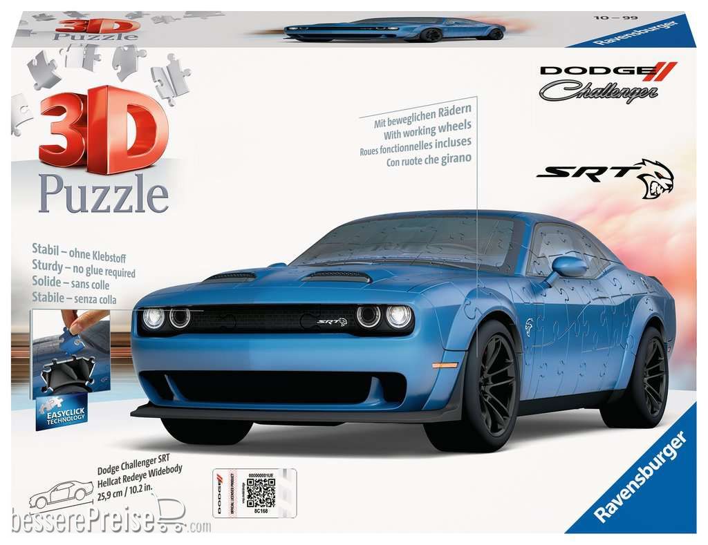 
Ravensburger 3D puzzle Dodge Challenger