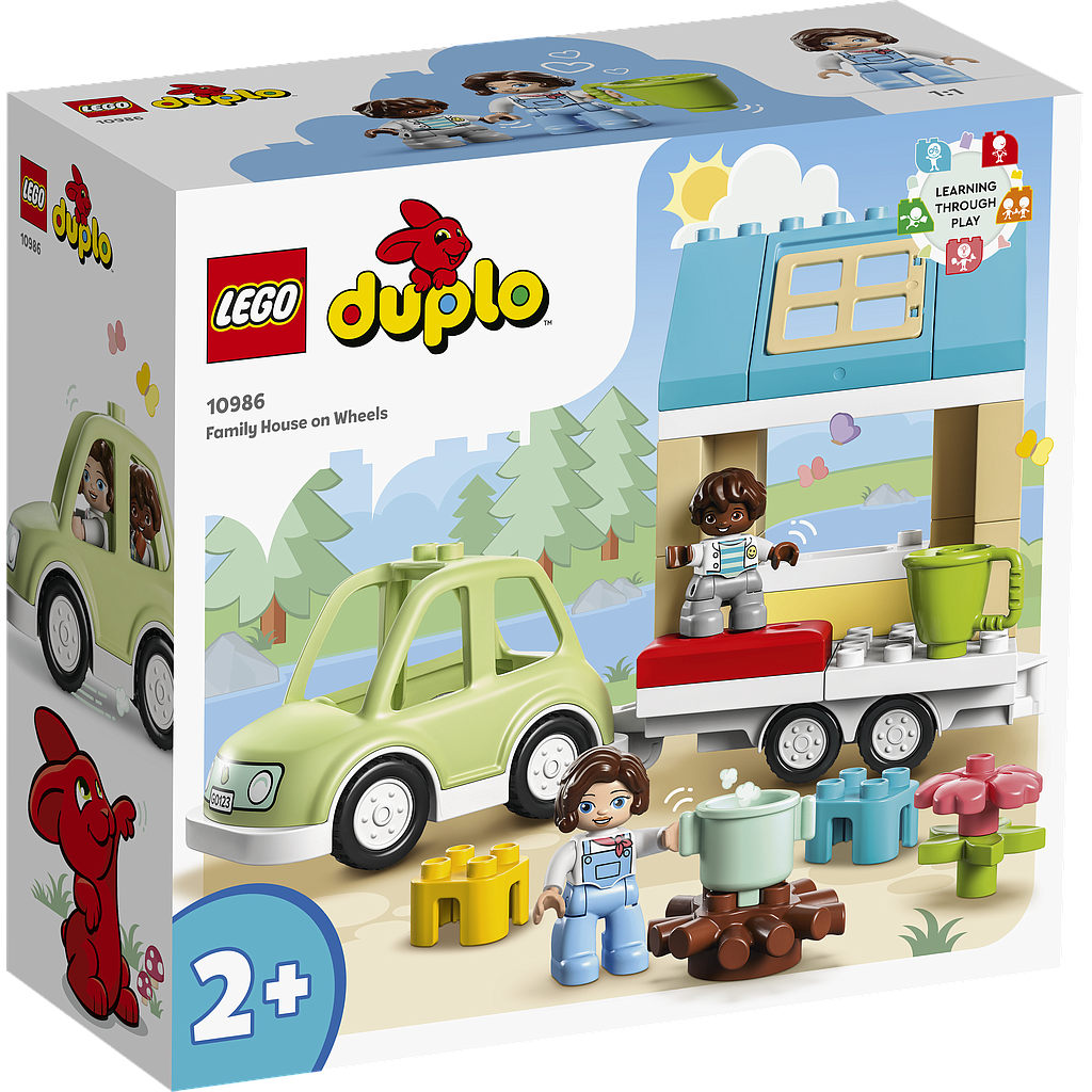 LEGO DUPLO Family House on Wheels Insplay