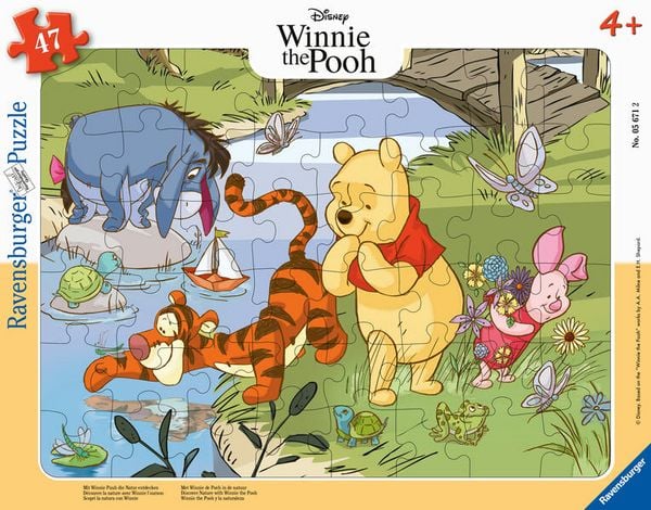 
Ravensburger Frame Puzzle 47 pc With Winnie the Pooh in Nature