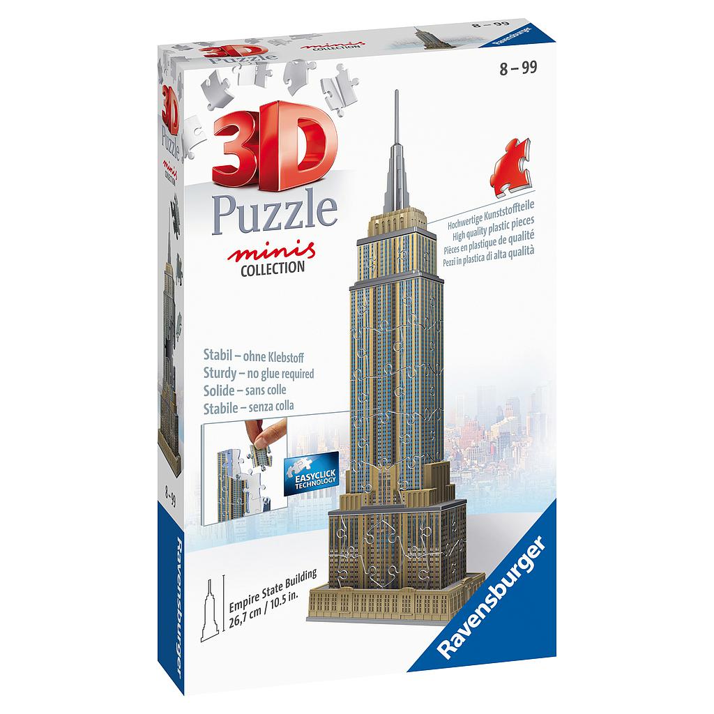 Ravensburger 3D minipusle 66 tk Empire State Buil..