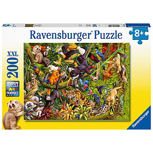 Ravensburger pusle 200 tk Troopiline vihmamets