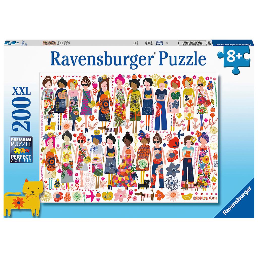 Ravensburger pusle 200 tk Lilled ja sõbrad