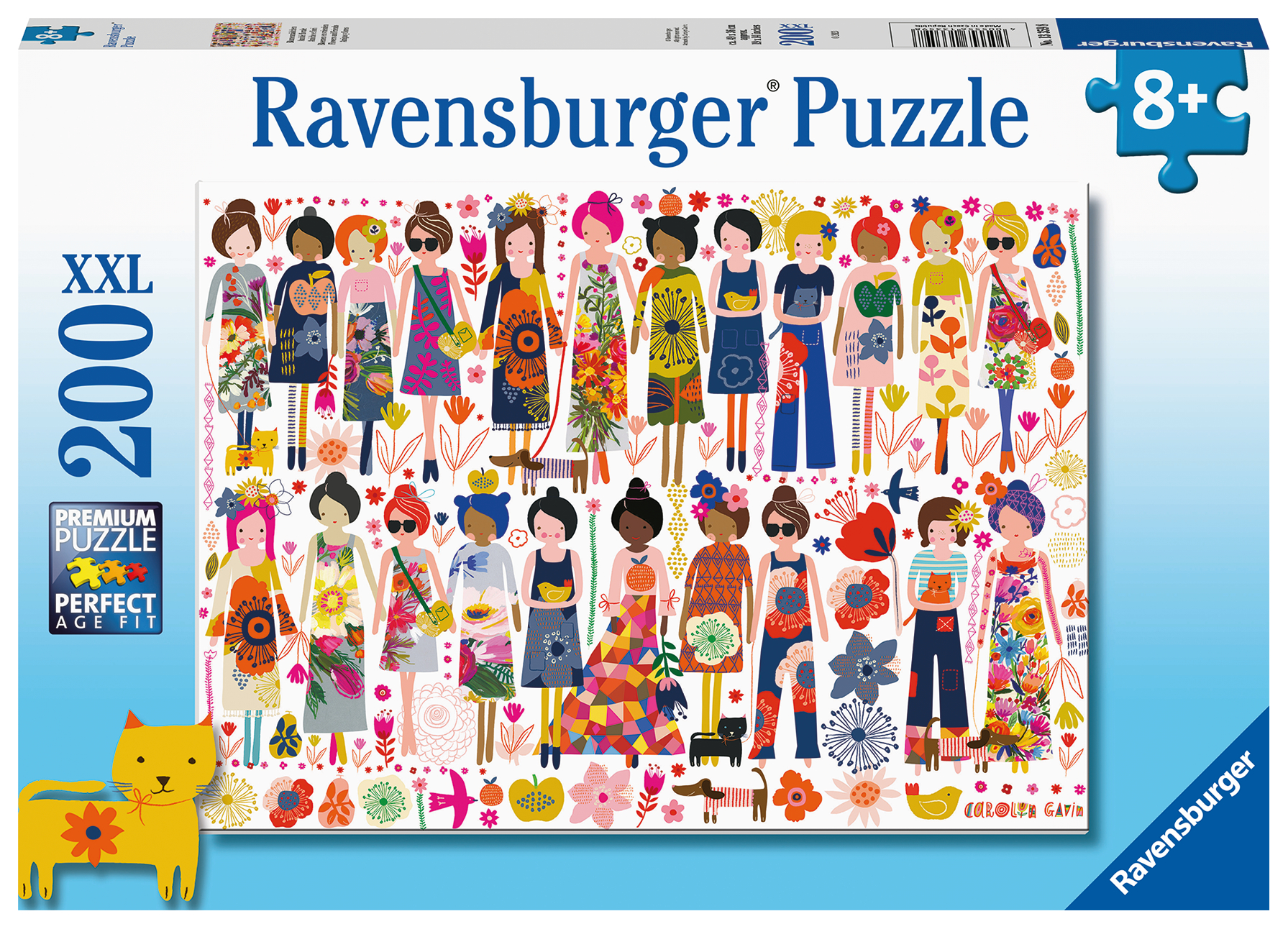 Ravensburger pusle 200 tk Lilled ja sõbrad