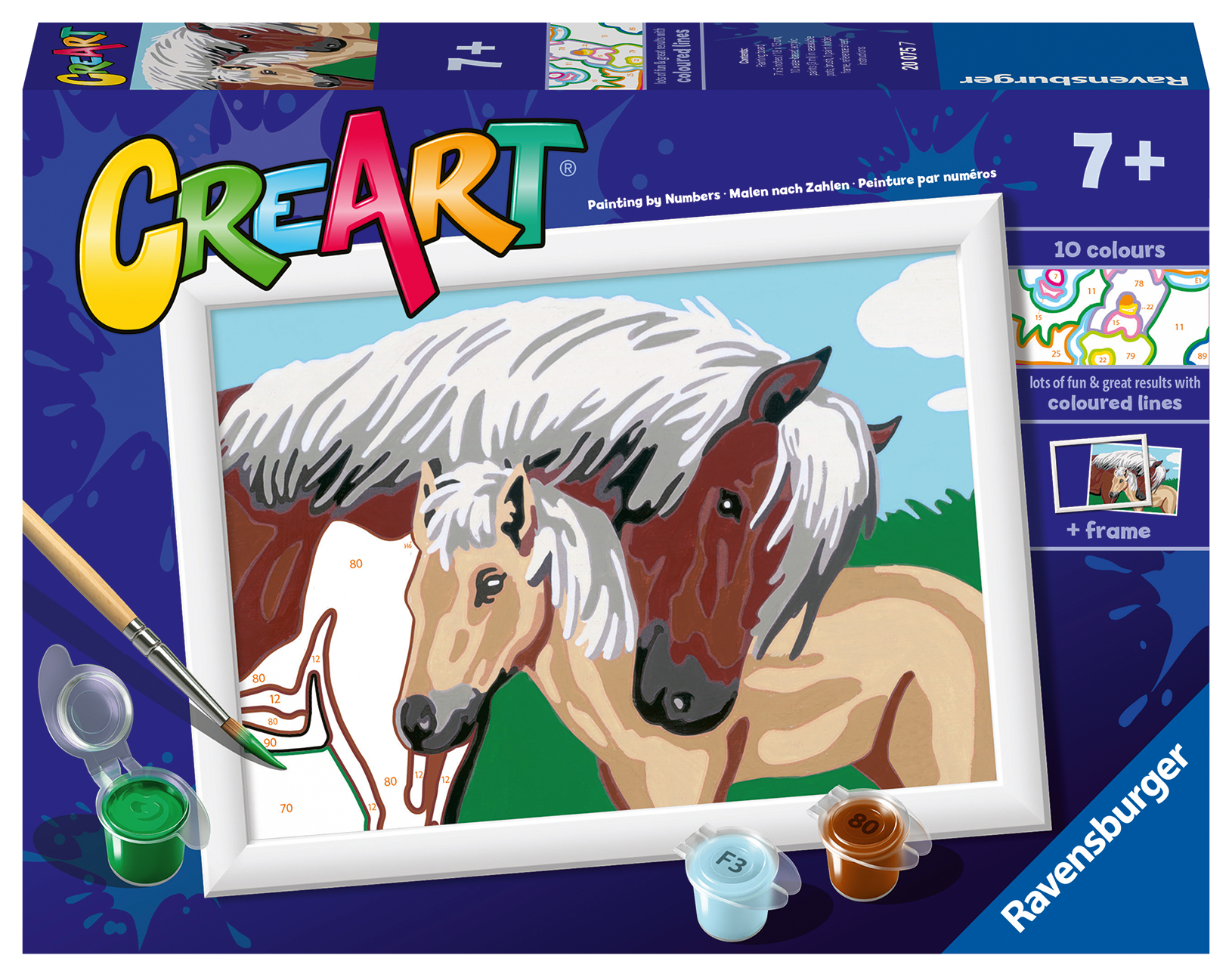 Ravensburger maalimine numbrite järgi Ema ja varss