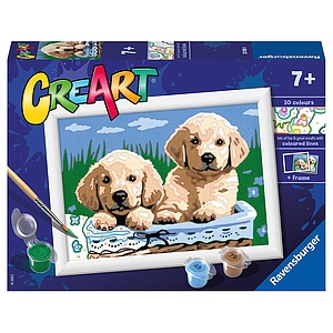
Ravensburger Paint by Numbers Cute Puppies