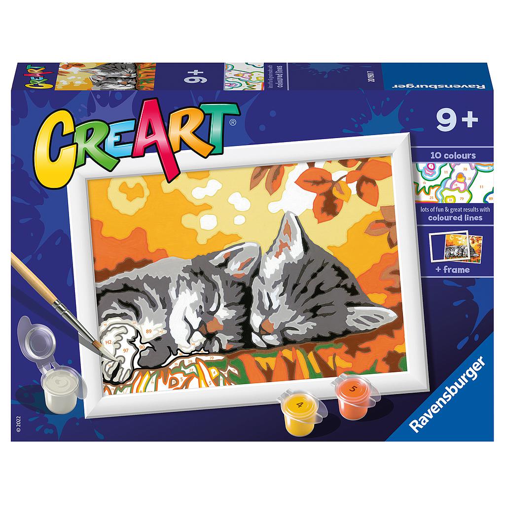 Ravensburger Paint by Numbers Autumn Cats