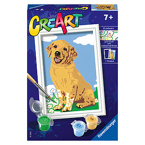 
Ravensburger Paint by Numbers Friendly Retriever