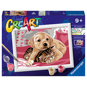 Ravensburger Paint by Numbers Blanket Friends