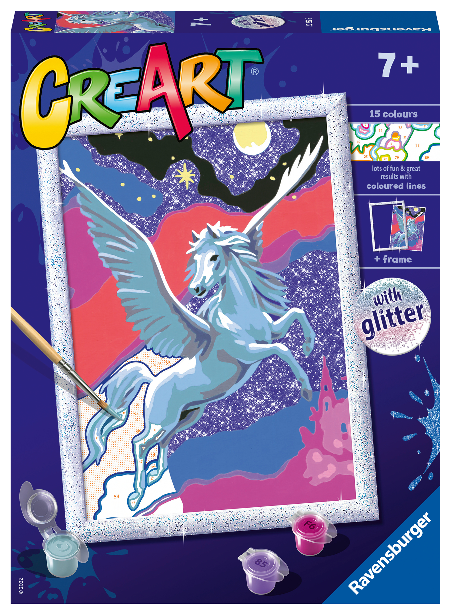 Ravensburger maalimine numbrite järgi Pegasus