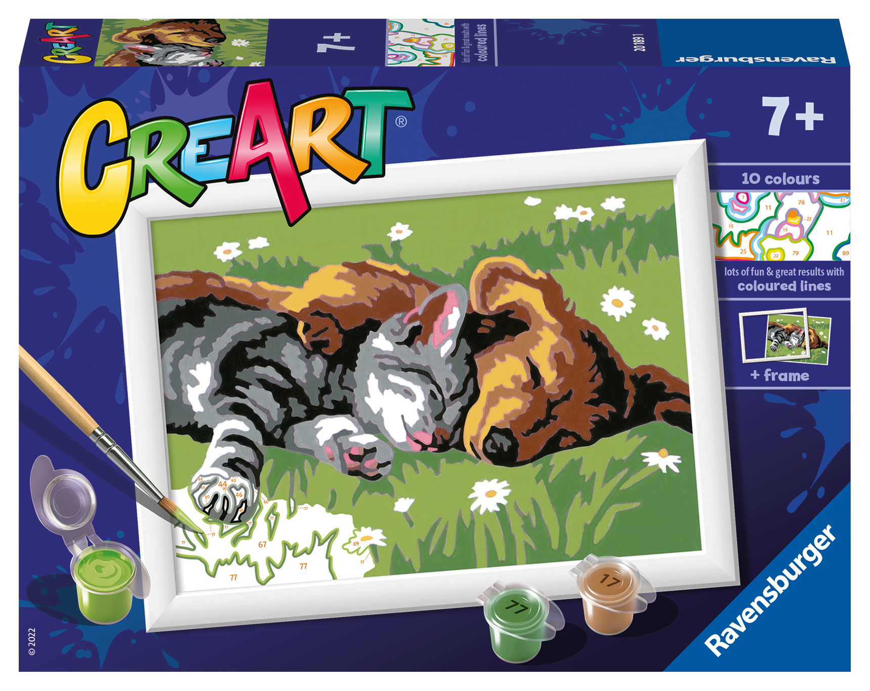 Ravensburger maalimine numbrite järgi Magavad sõbrad