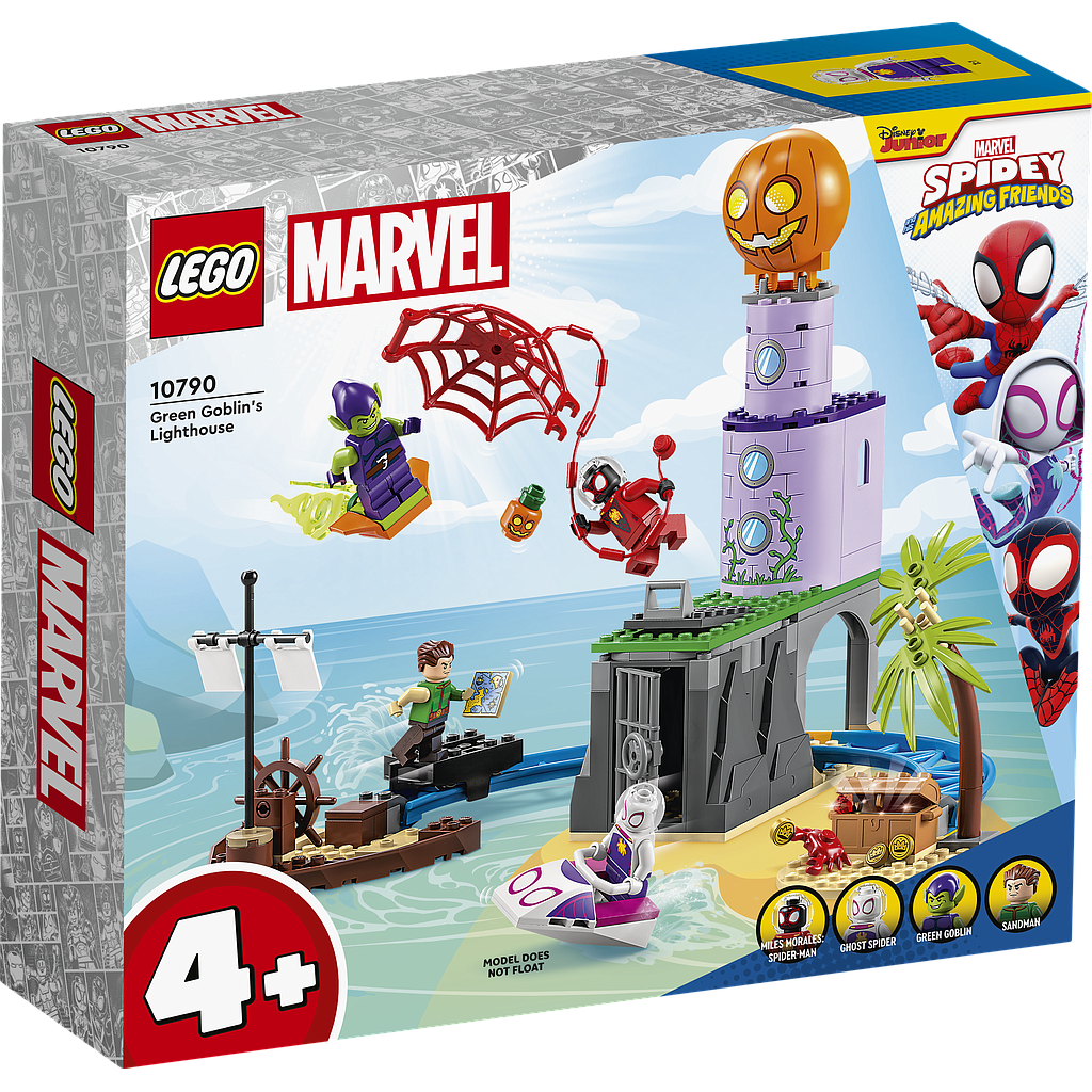 LEGO Spidey meeskond Green Goblini majaka juures