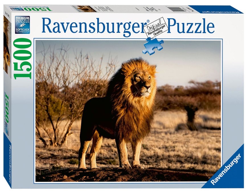 Ravensburger pusle 1500 tk Lõvi