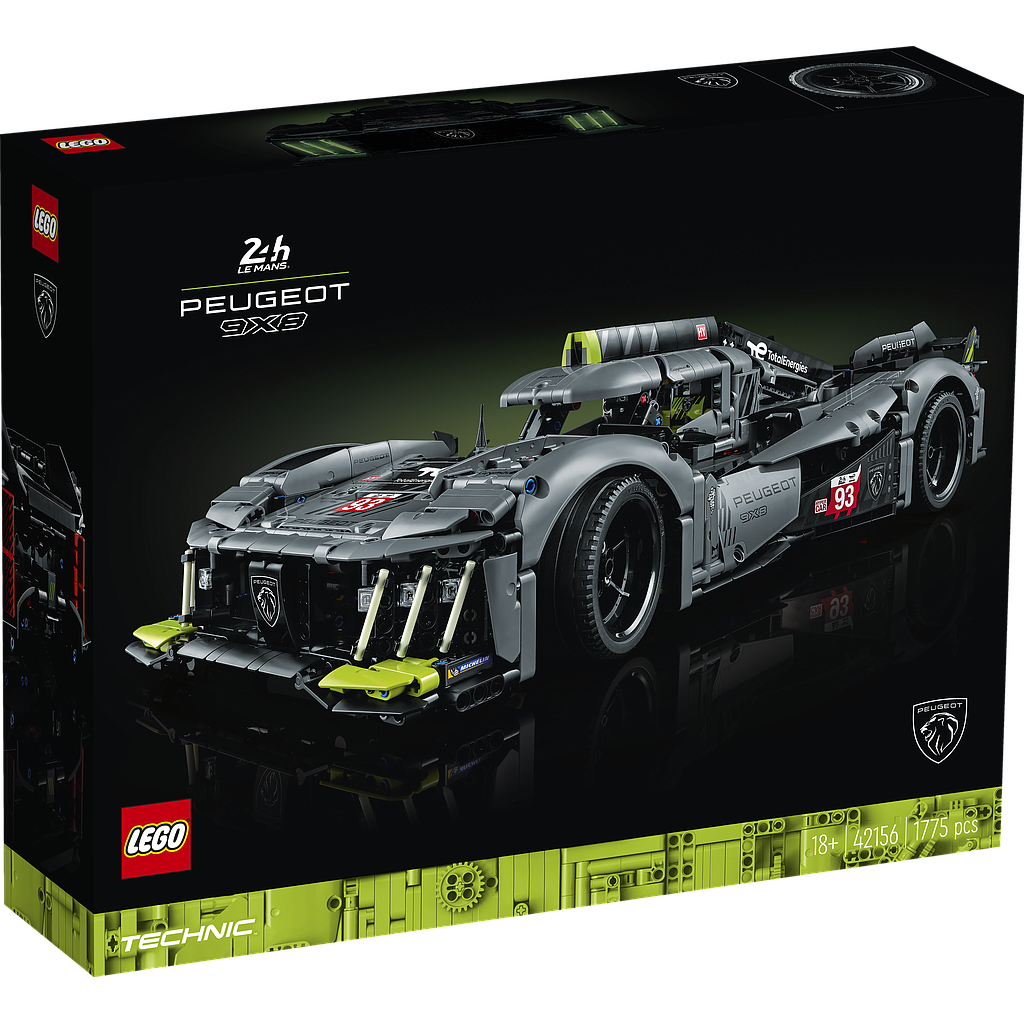 LEGO Technic PEUGEOT 9X8 24H Le Mans Hübriid sup..