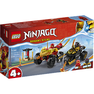 LEGO Ninjago Kai and Ras's Car and Bike Battle