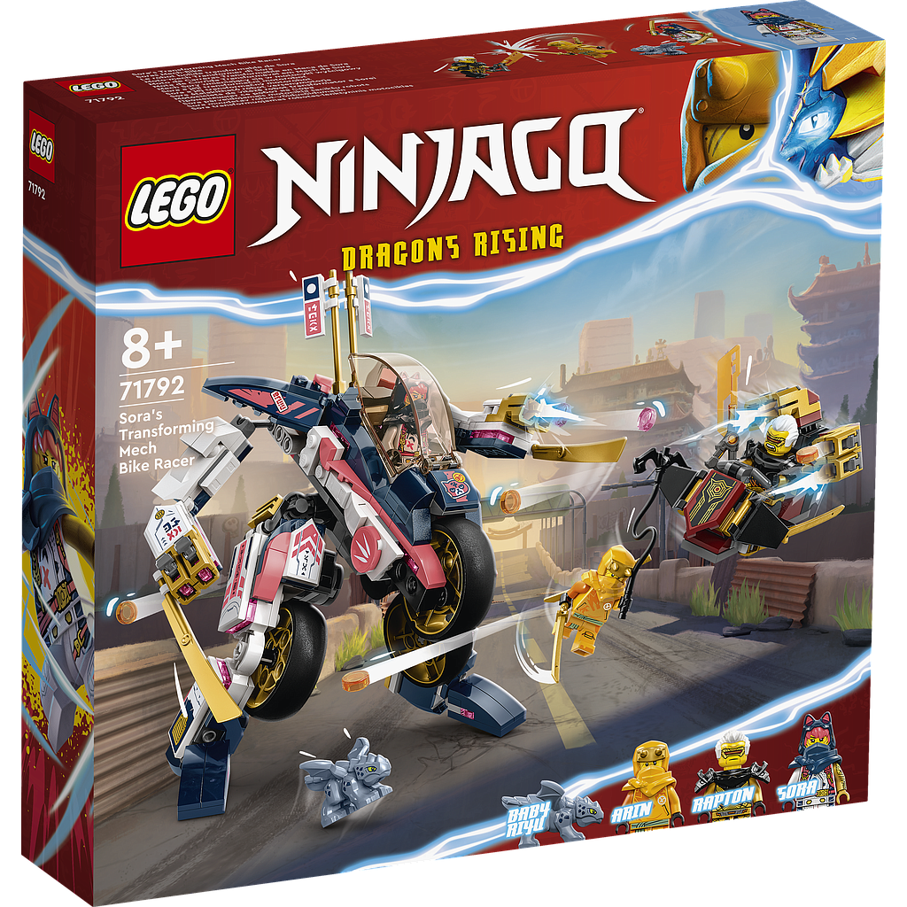 LEGO Ninjago Sora muudetav robot-võidusõidumasin