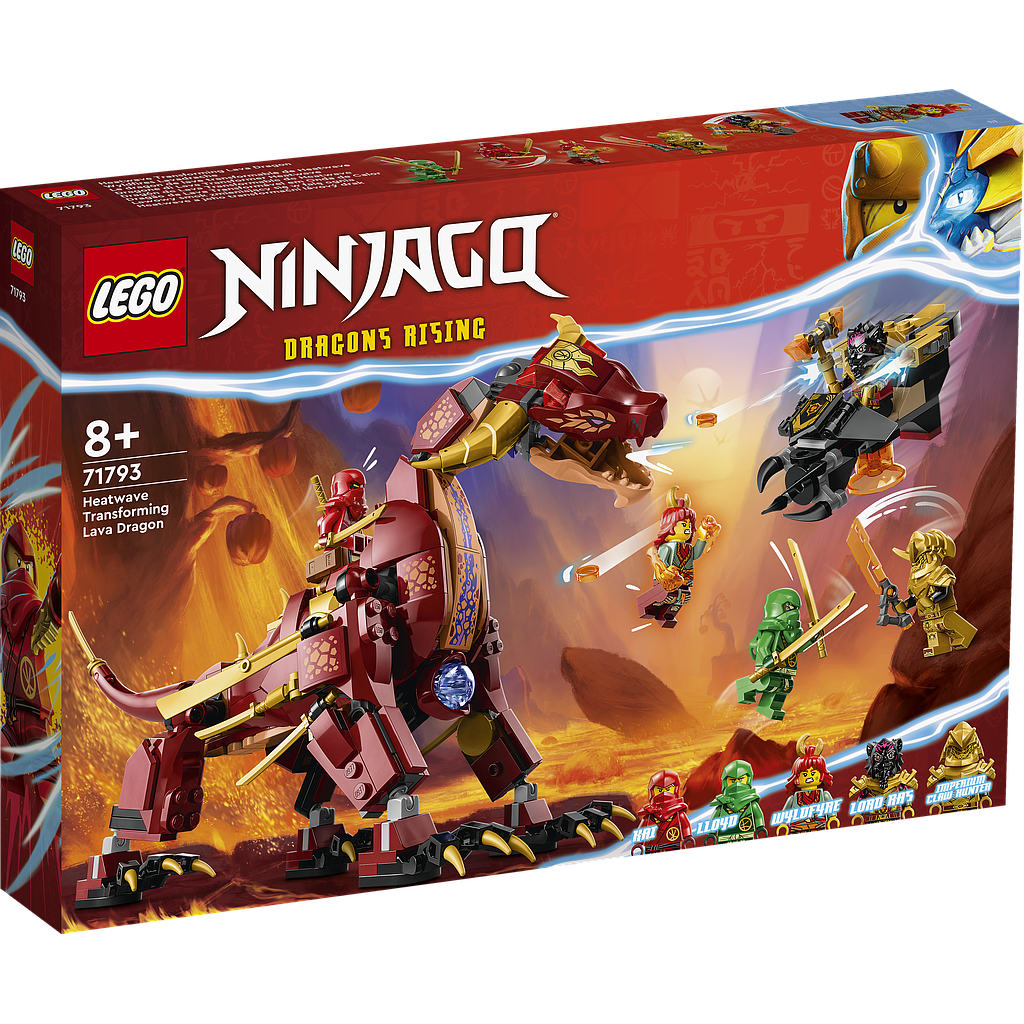 LEGO Ninjago Heatwave‘i muudetav laavadraakon