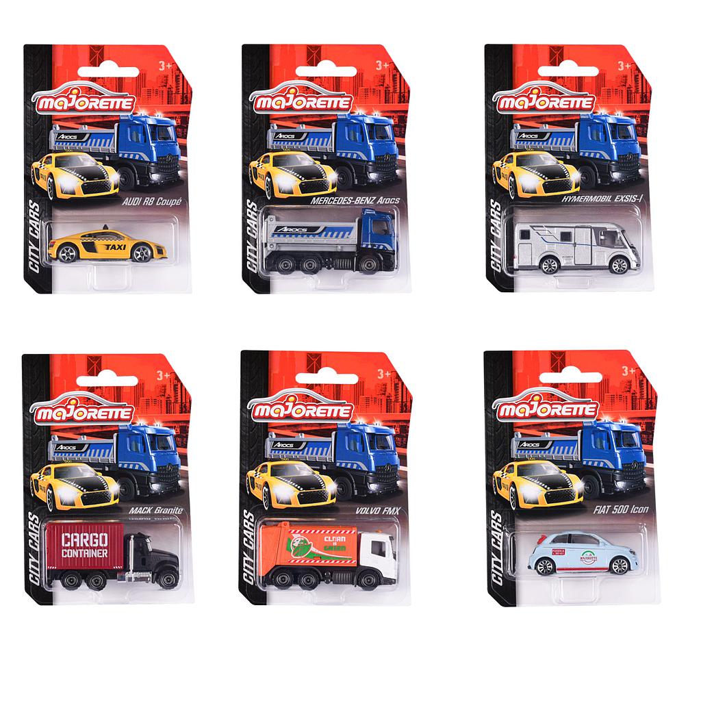 Majorette City Cars 6 Different