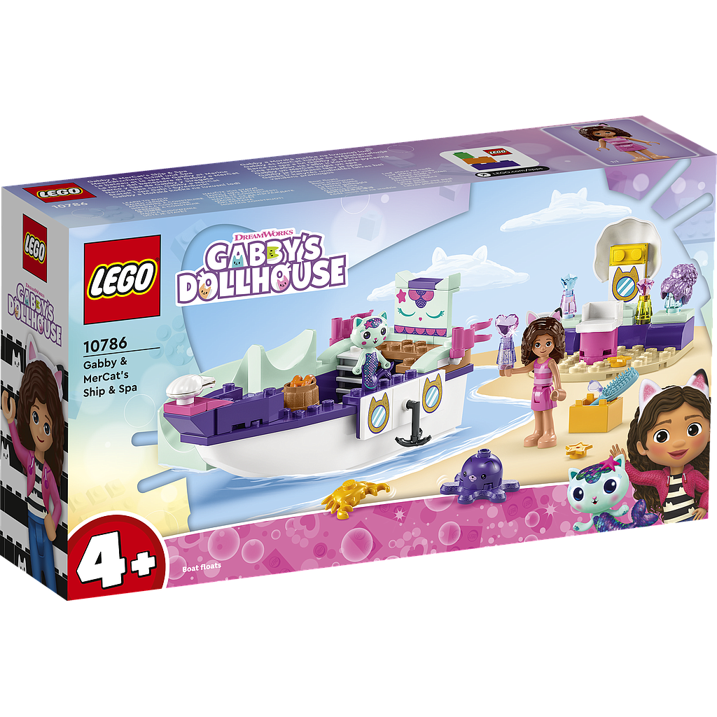 LEGO Gabby´s Dollhouse Gabby & MerCat's Ship & Spa