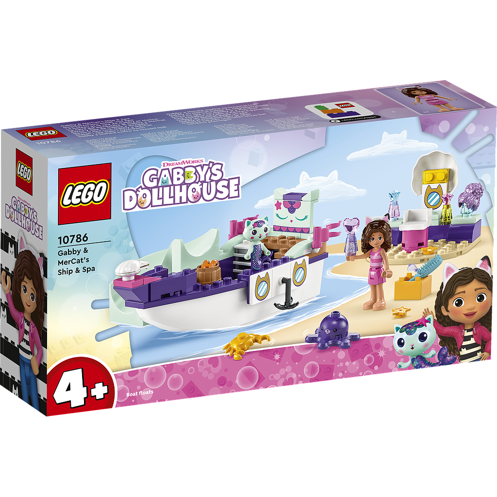 LEGO Gabby´s Dollhouse Gabby ja Merikassi laev j..