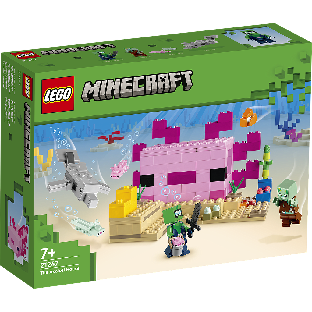 LEGO Minecraft Aksolotli maja