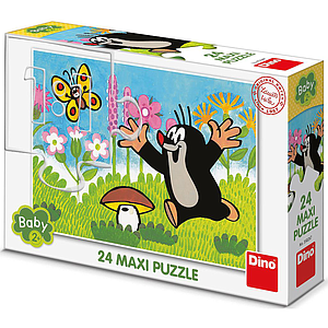 Dino Puzzle 24 pc Mole on a Mushroom