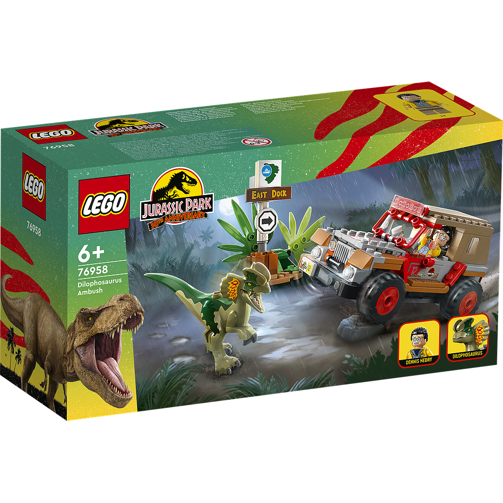 LEGO Jurassic World Dilophosauruse varitsus