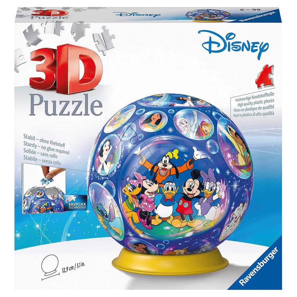 Ravensburger 3D puslepall 72 tk Disney tegelased