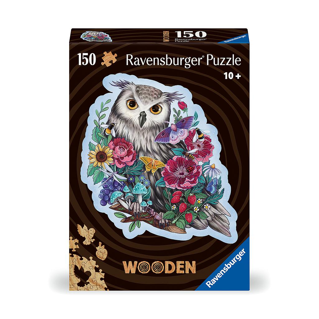 Ravensburger puidust pusle 150 tk Müstiline öök..