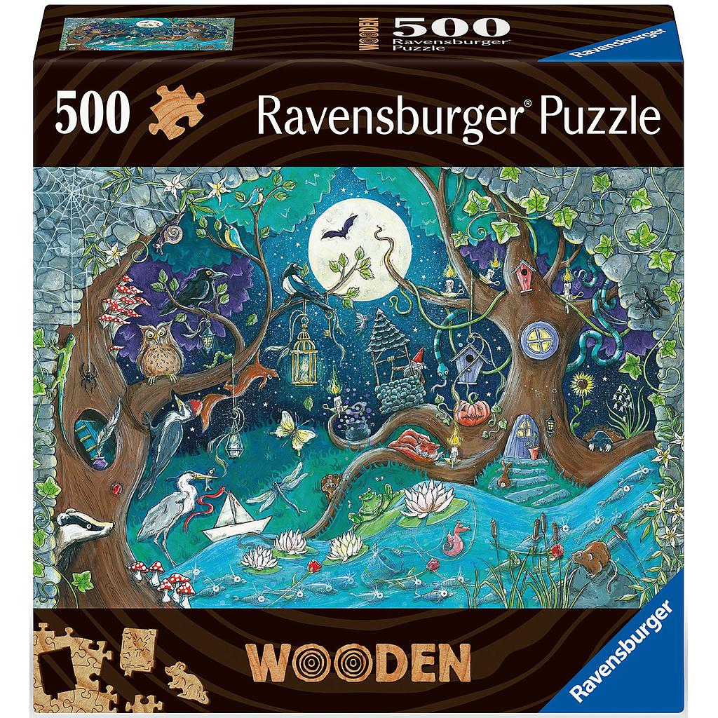 Ravensburger puidust pusle 500 tk Fantaasia mets