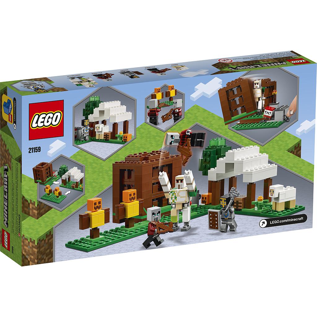 lego minecraft 2020 pillager raid