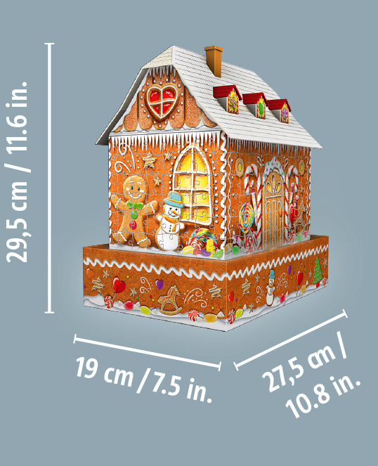 Geduld Componeren Zeeslak Ravensburger 3D Gingerbread House 3D Puzzle | Insplay