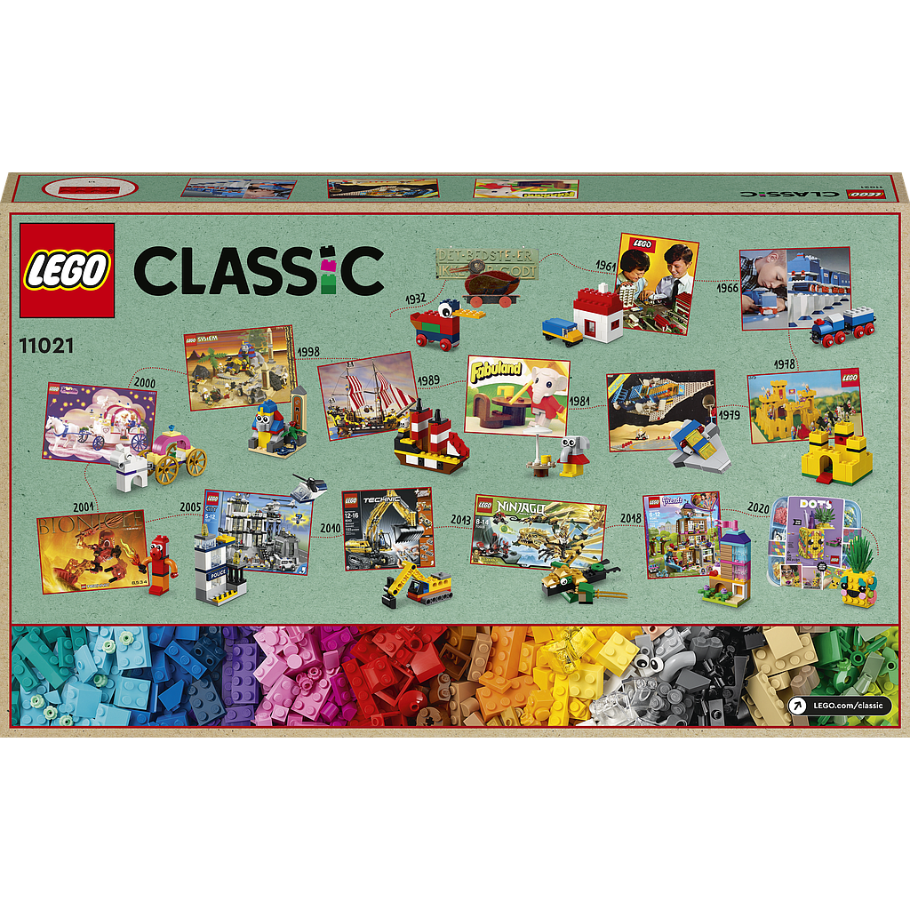 Lego classic xxl brick box 1500 pieces freepost new store
