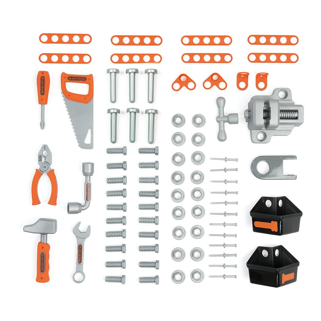 Smoby B&D Bricolo One Workbench 79 Pc