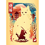 ravensburger_pusle_3x100_tk_molbertiga:_ukiyo-e_kass-sõdalane,_punane_panda_ja_draakon_12002048V_2