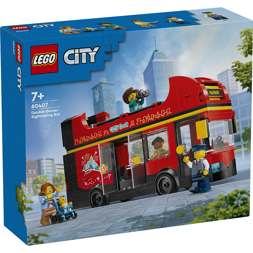 LEGO City Red Double-Decker Sightseeing Bus