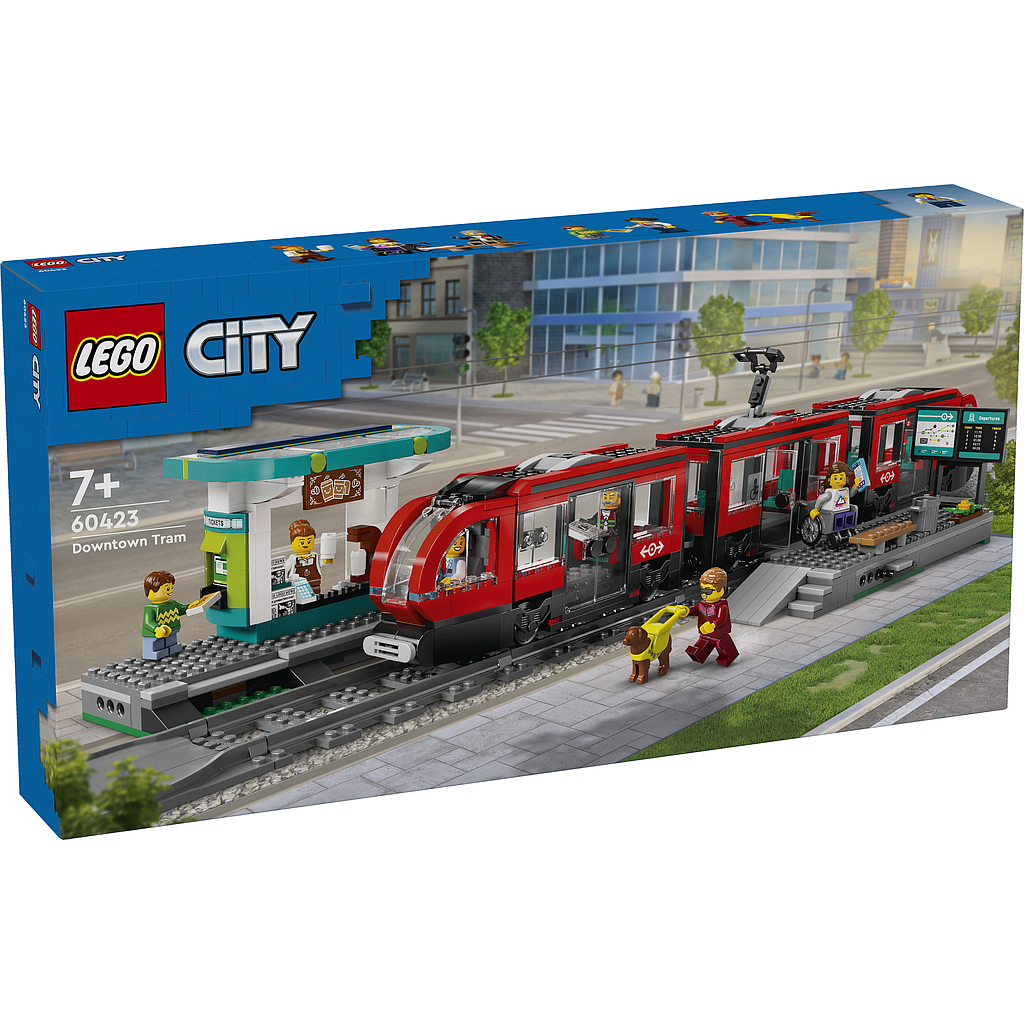 LEGO City Downtown Streetcar and Station