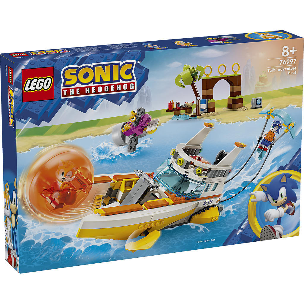 LEGO Sonic the Hedgehog Tails' Adventure Boat