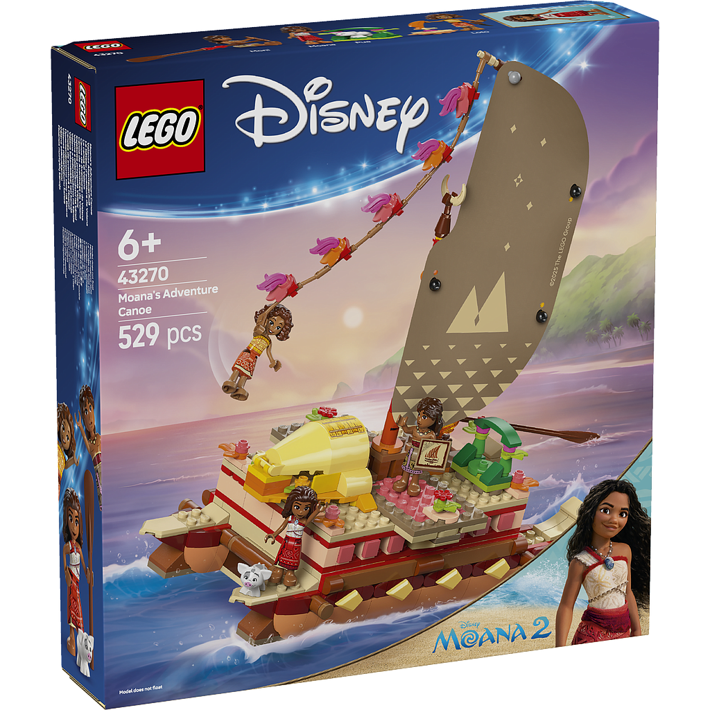 LEGO Disney Princess Moana's Adventure Canoe