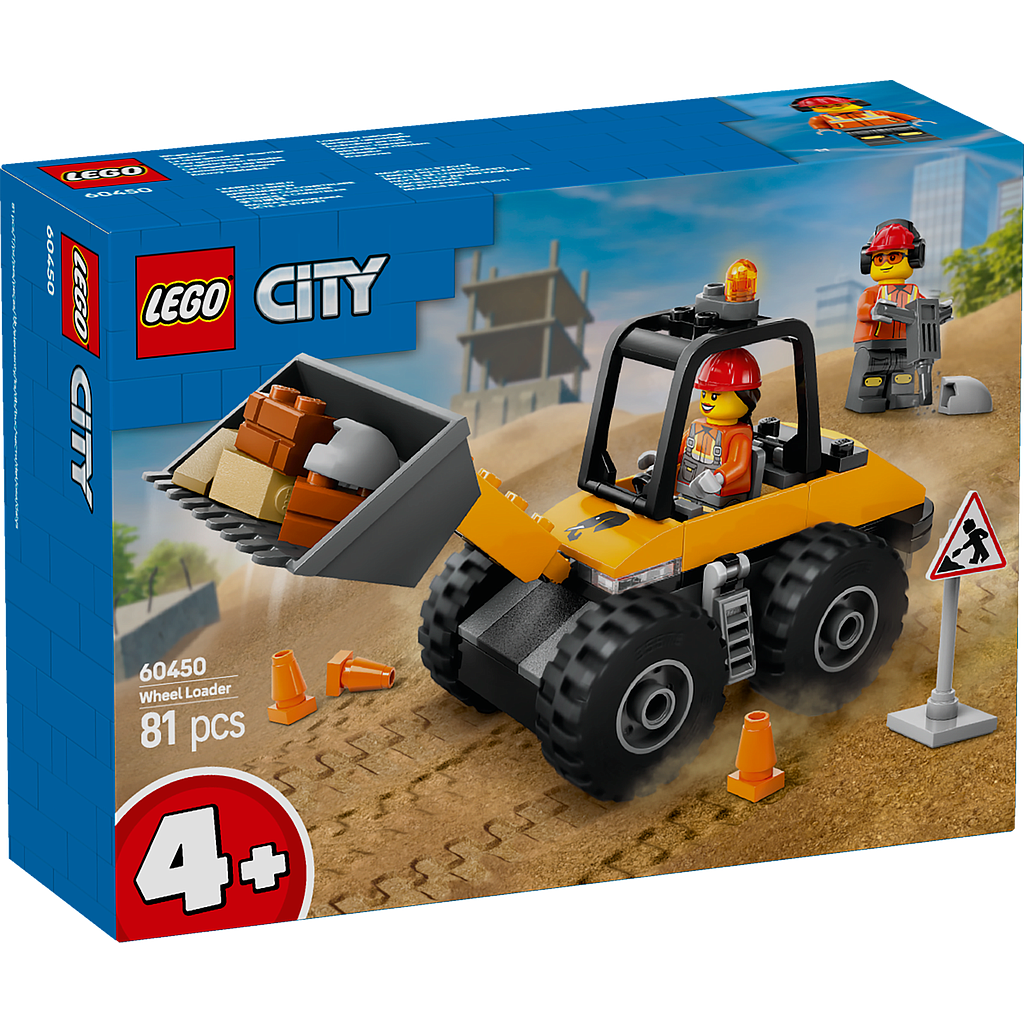 LEGO City Yellow Construction Wheel Loader