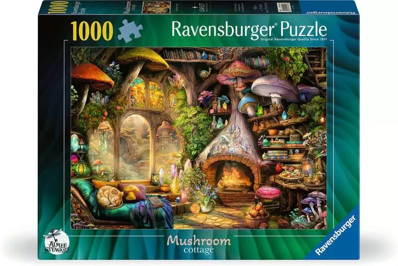 Ravensburger Puzzle 1000 Pieces: Mushroom Cottage