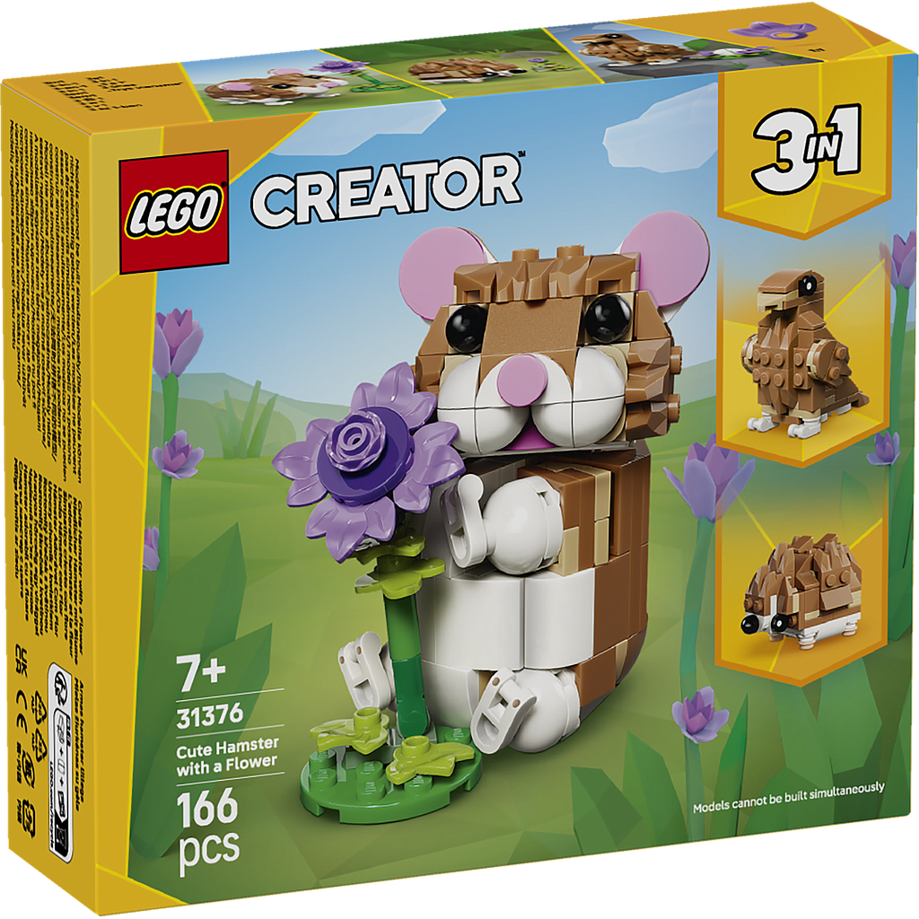 LEGO Creator Cute Hamster with a Flower