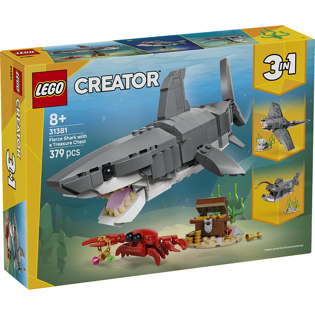 LEGO Creator Fierce Shark with a Treasure Chest