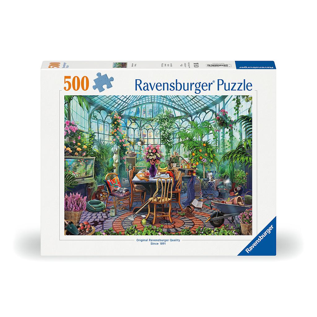 Ravensburger Puzzle 500 Pieces: Greenhouse Mornings
