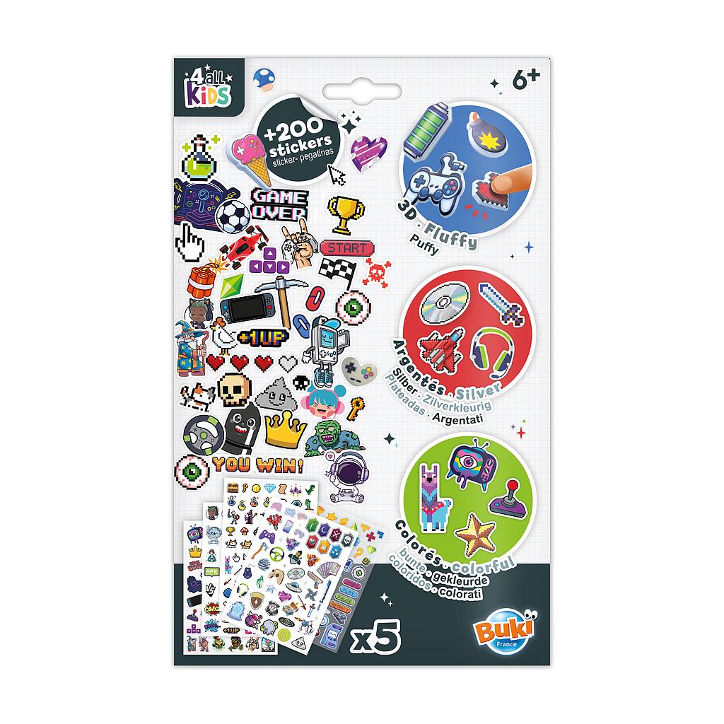 Buki Sticker Pack - Gaming
