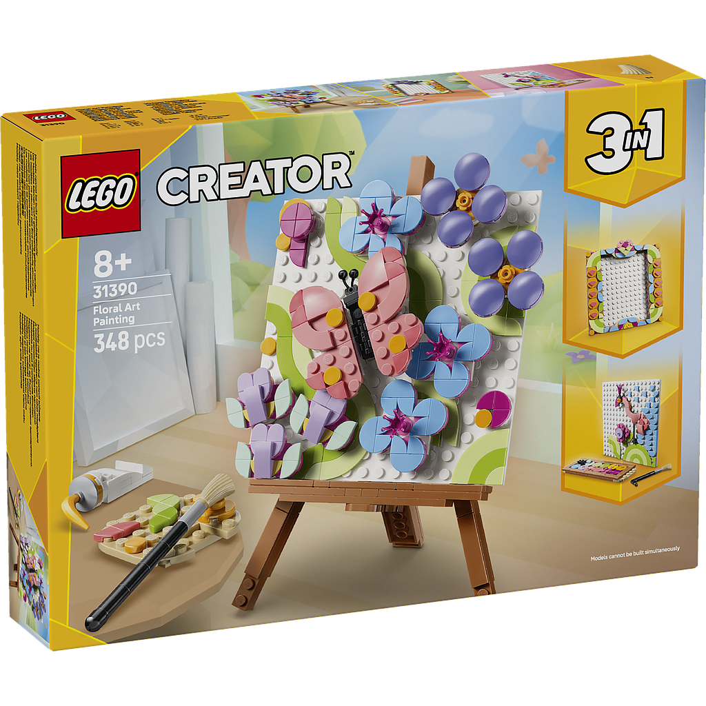 LEGO Creator Floral Art Decor Painting