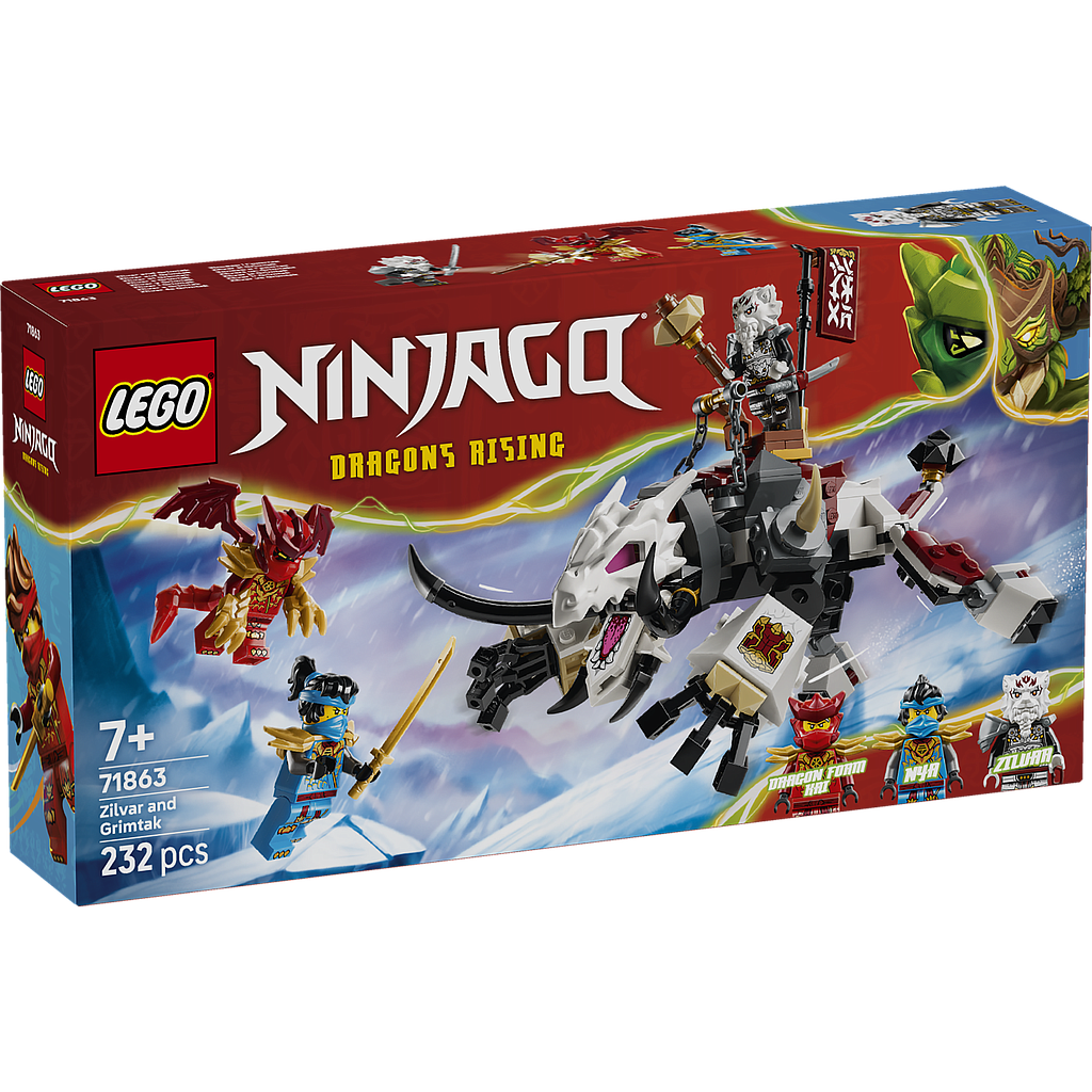 LEGO Ninjago Zilvar and Grimtak the Dragon Beast